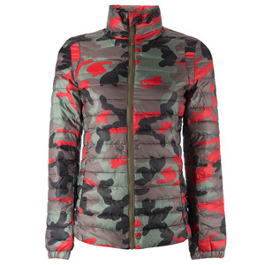Airforce Girls Jacket Camo Cherry Red