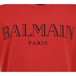 Balmain Logo T-Shirt Rood