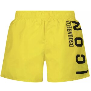 Dsquared2 Swim shorts Icon Geel DQ1019