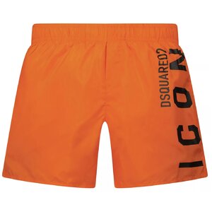 Dsquared2 Swim shorts Icon Oranje DQ1019