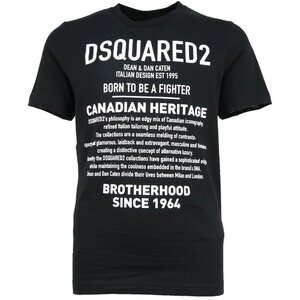 Dsquared2 Shirt zwart Brotherhood Slimfit