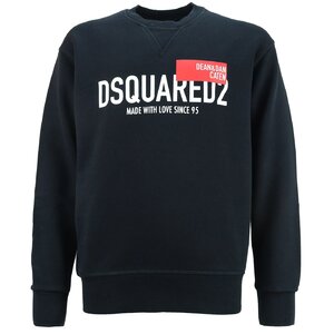 Dsquared2 Sweater zwart DQ0816 cool fit