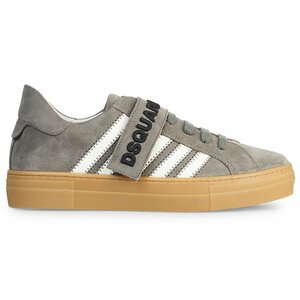 Dsquared² Sneakers Suede Grijs Wit