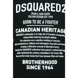 Dsquared2 Sweater Brotherhood Zwart Slimfit