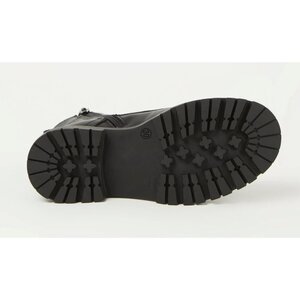 Dsquared2 Veter Boots zwart met logobies 65180