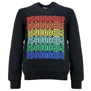 Dsquared2 Sweater Zwart DQ0221 relax fit