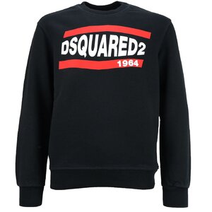 Dsquared2 Sweater 1964 Zwart relax fit