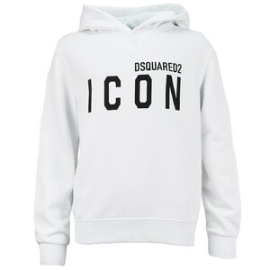 Dsquared2 Hoody Icon Wit Relax fit