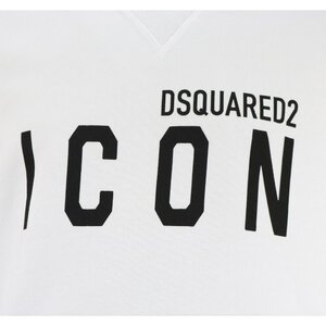 Dsquared2 Hoody Icon Wit Relax fit