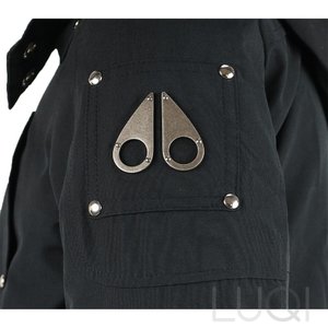 Moose Knuckels Unisex Bomber Black + Black Fur