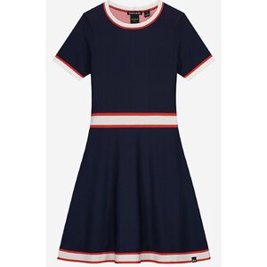Nik & Nik Ann Jintha Dress Donkerblauw