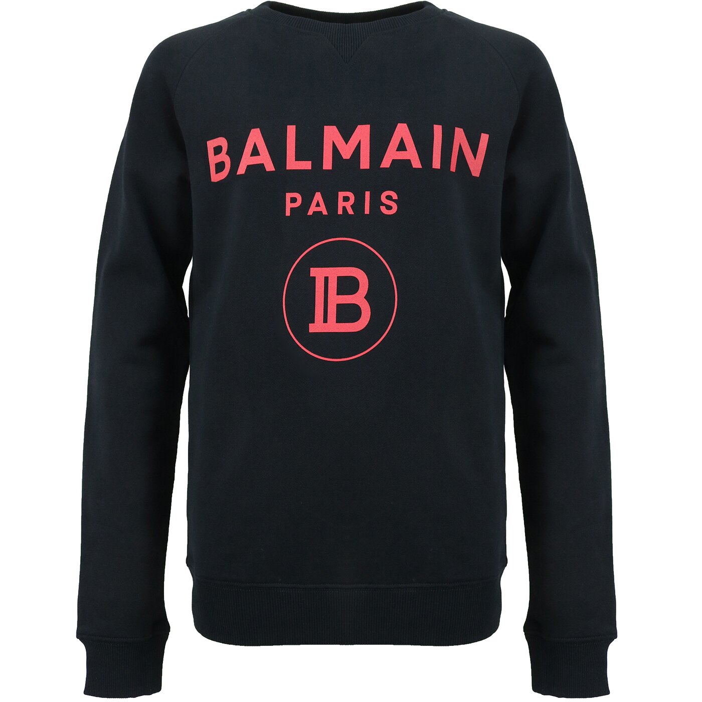 Balmain Sweater Zwart met Rood