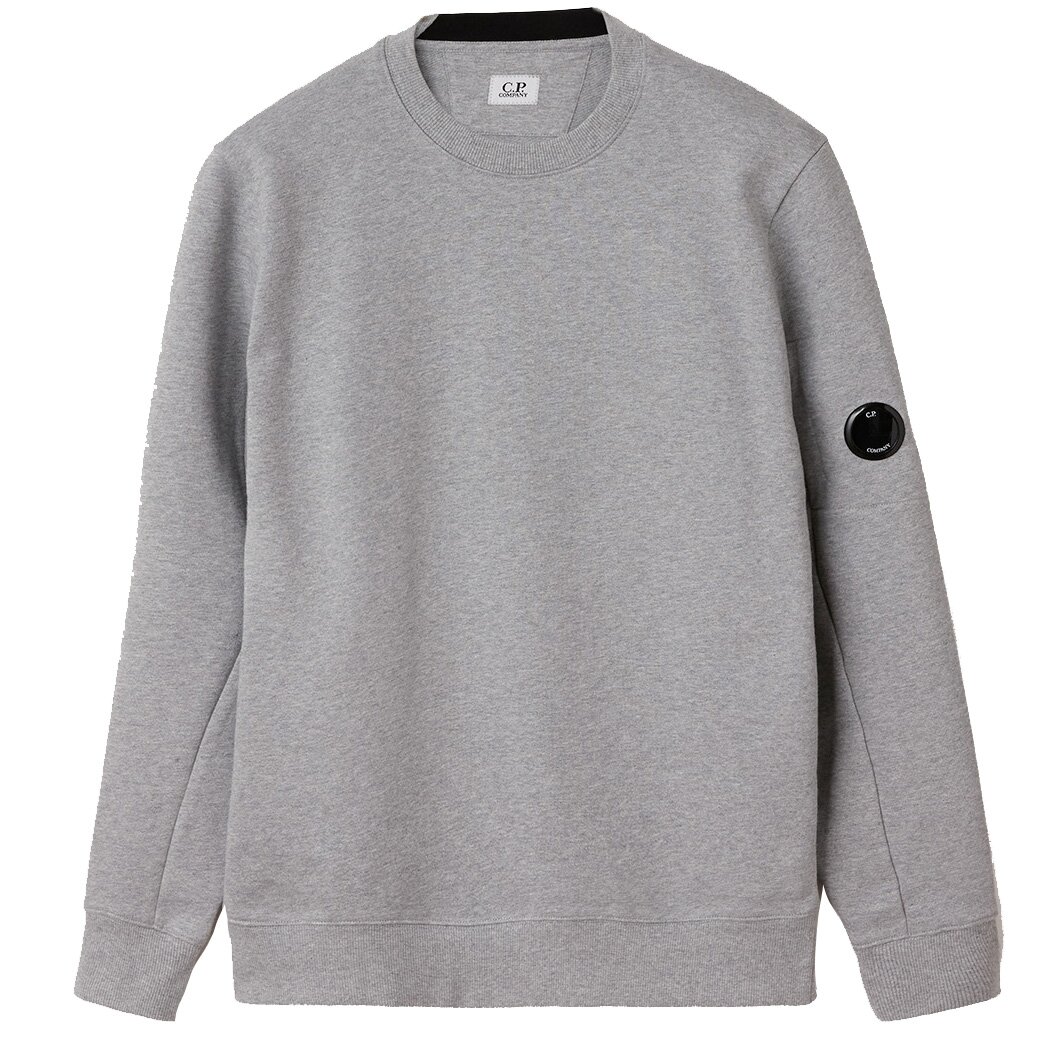 CP Company Diagonal Raised Sweater Grijs