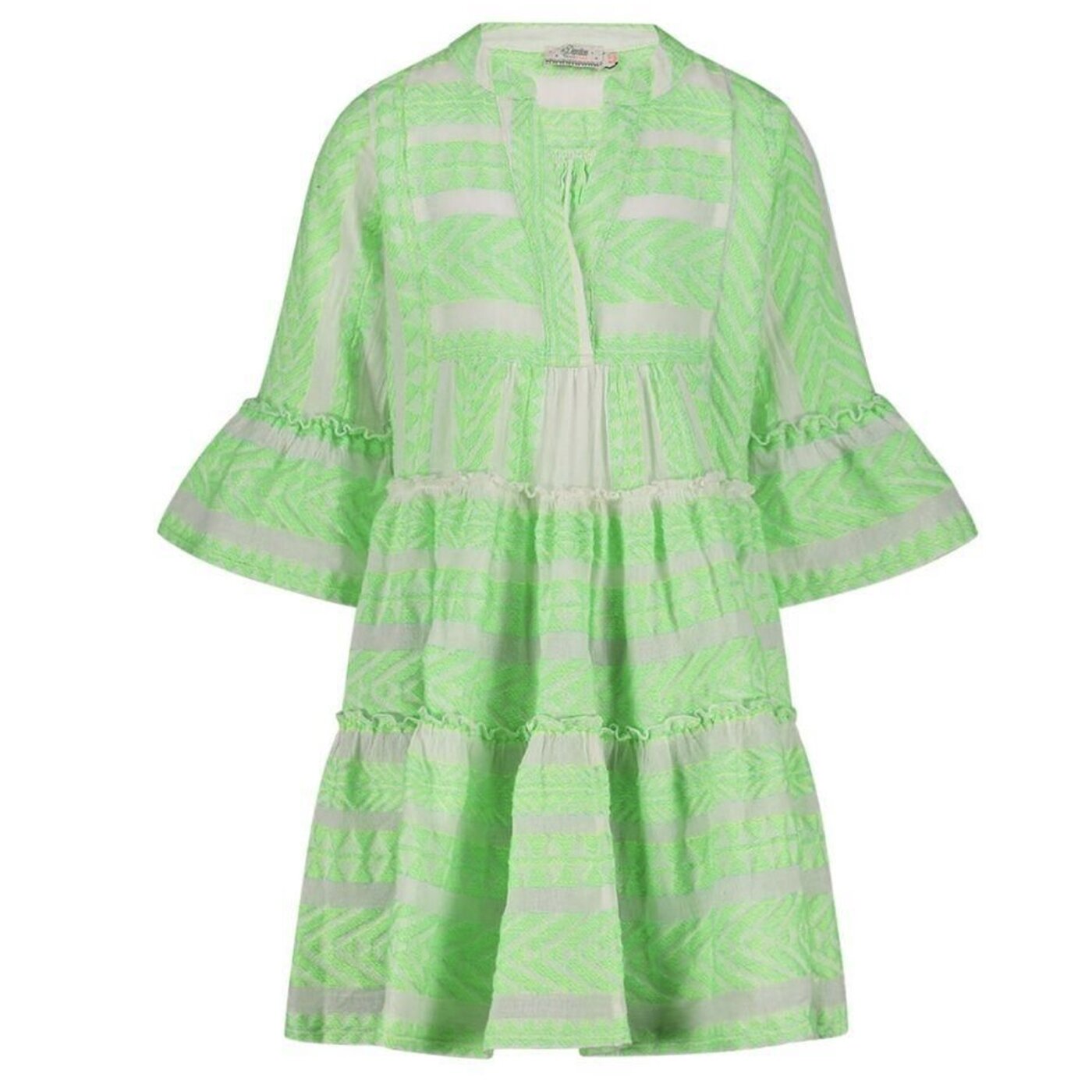 Devotion Ella Short Dress Neon Lime 022545G