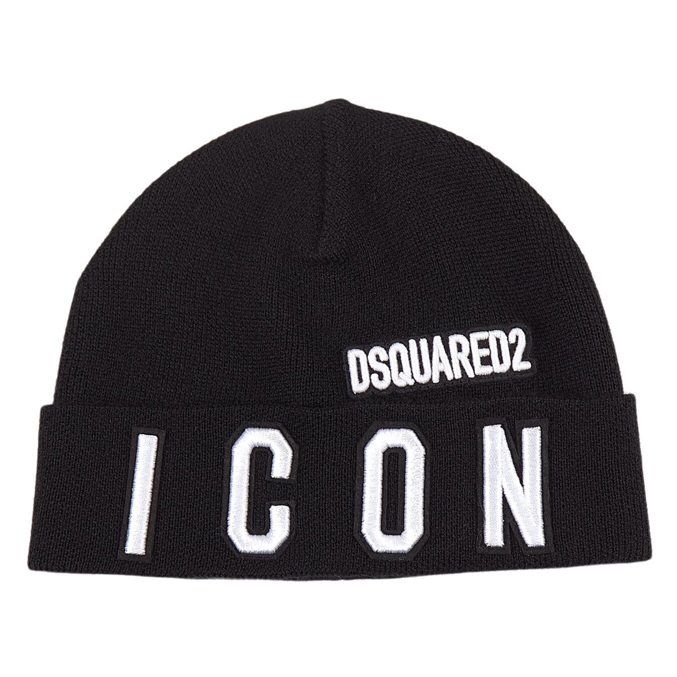 Kostuums muis of rat het spoor Dsquared2 ICON Beany Zwart DQ04ID - Fashion for Kids & Teens