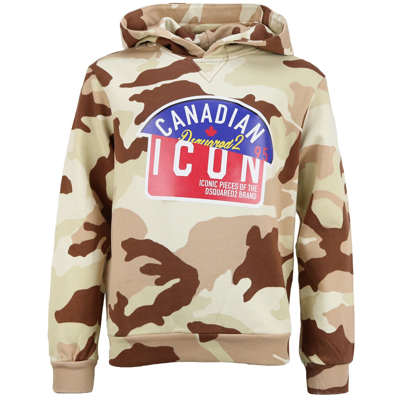 Dsquared2 Hoody Icon Camou relax fit DQ0256