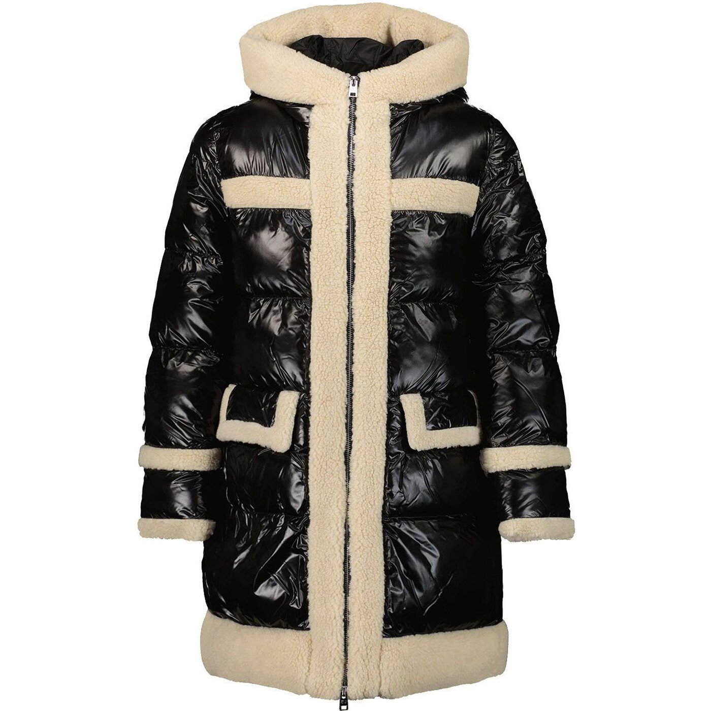 Woolrich Curly Glossy Girls Black